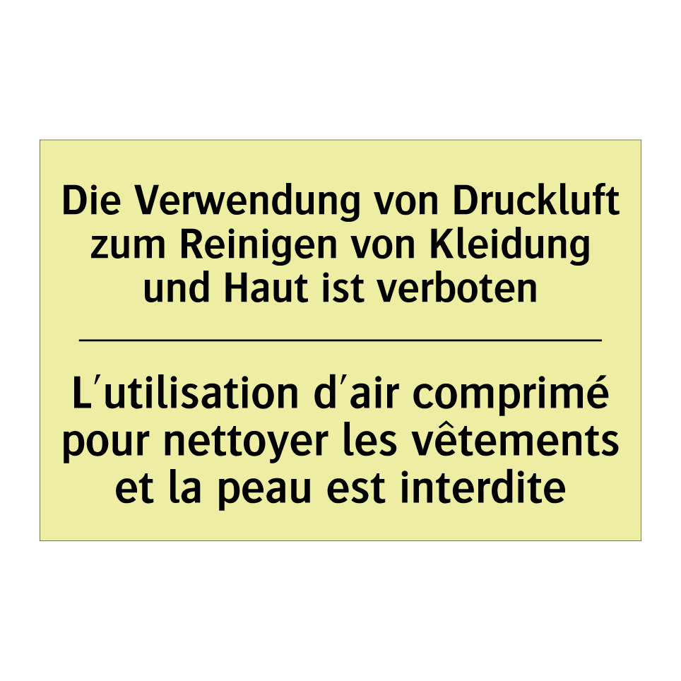 Die Verwendung von Druckluft zum /.../ - L'utilisation d'air comprimé pour /.../