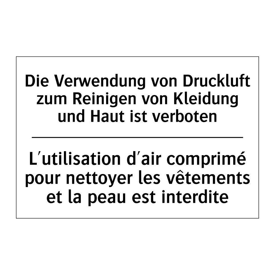 Die Verwendung von Druckluft zum /.../ - L'utilisation d'air comprimé pour /.../