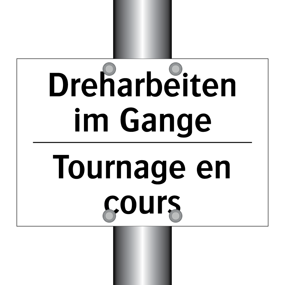 Dreharbeiten im Gange - Tournage en cours