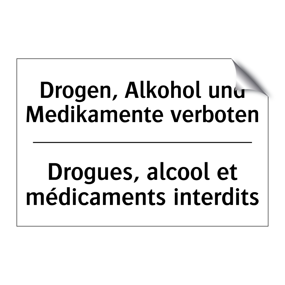 Drogen, Alkohol und Medikamente /.../ - Drogues, alcool et médicaments /.../