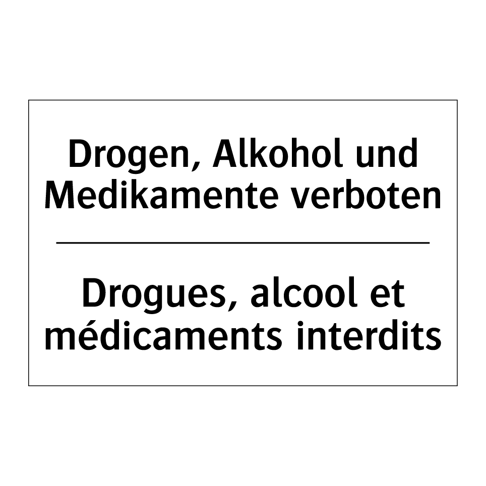 Drogen, Alkohol und Medikamente /.../ - Drogues, alcool et médicaments /.../