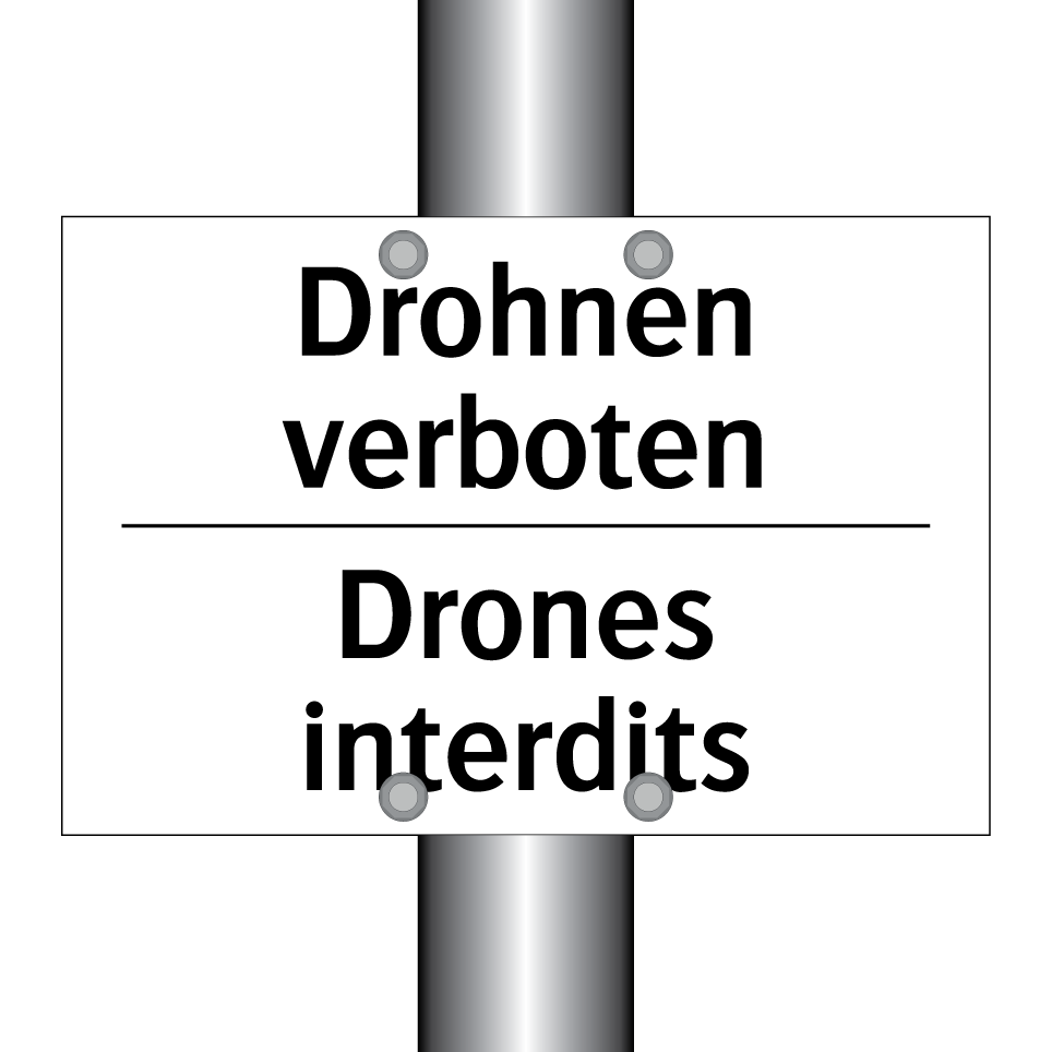 Drohnen verboten - Drones interdits