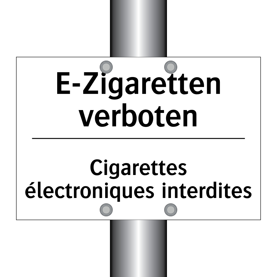 E-Zigaretten verboten - Cigarettes électroniques interdites /.../