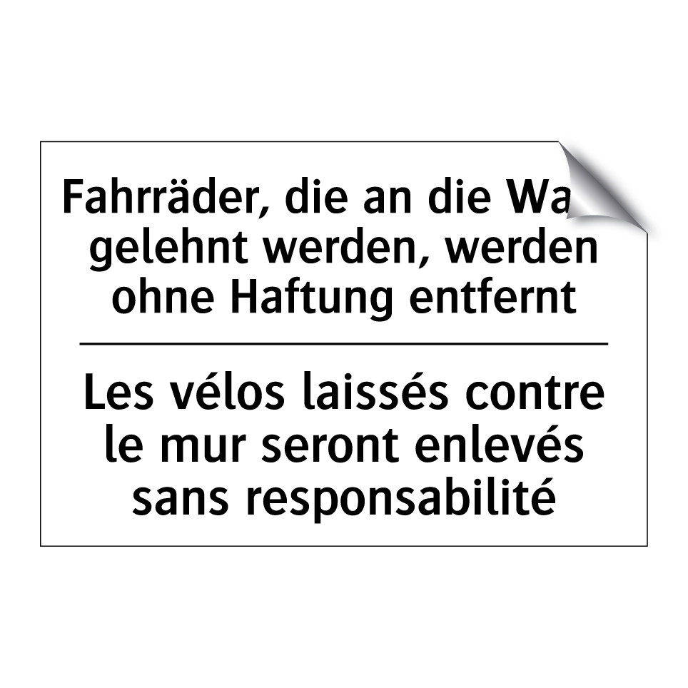 Fahrräder, die an die Wand gelehnt /.../ - Les vélos laissés contre le mur /.../