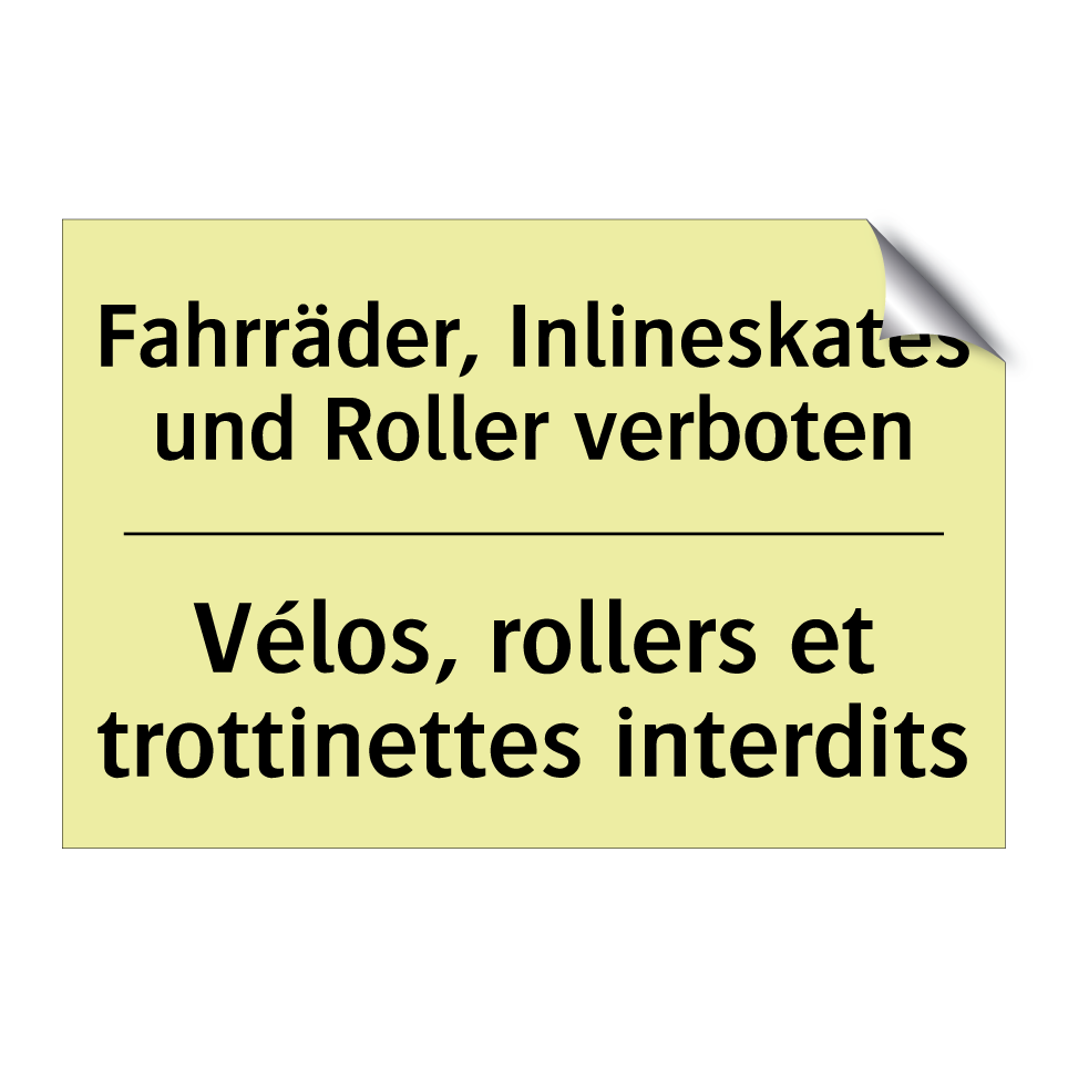 Fahrräder, Inlineskates und Roller /.../ - Vélos, rollers et trottinettes /.../