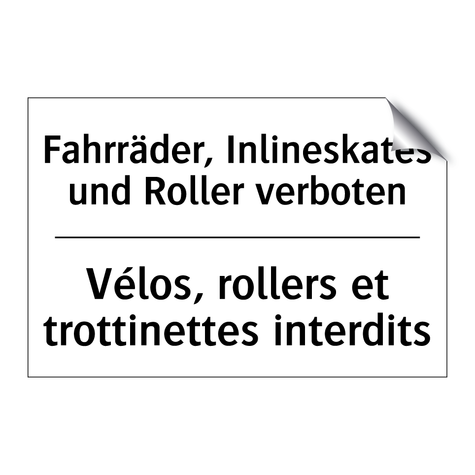 Fahrräder, Inlineskates und Roller /.../ - Vélos, rollers et trottinettes /.../