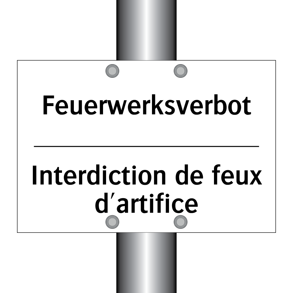 Feuerwerksverbot - Interdiction de feux d'artifice /.../