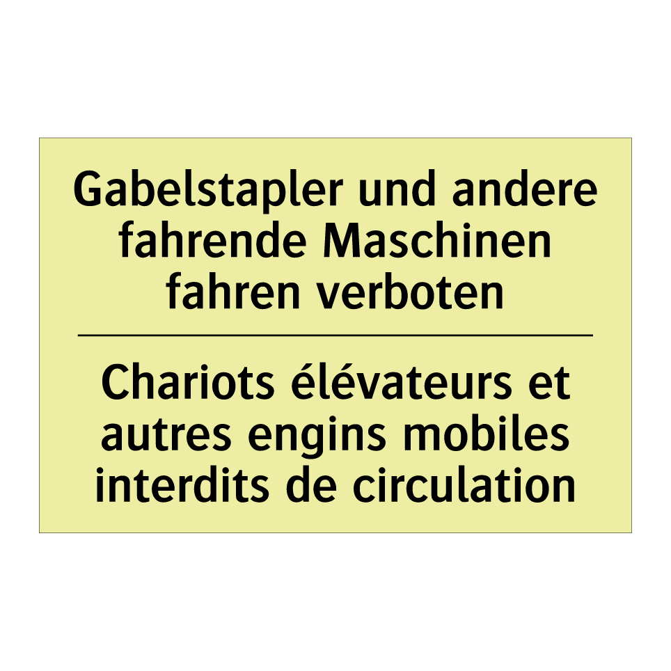 Gabelstapler und andere fahrende /.../ - Chariots élévateurs et autres /.../
