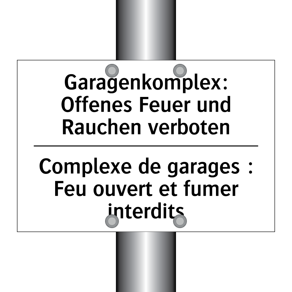 Garagenkomplex: Offenes Feuer /.../ - Complexe de garages : Feu ouvert /.../