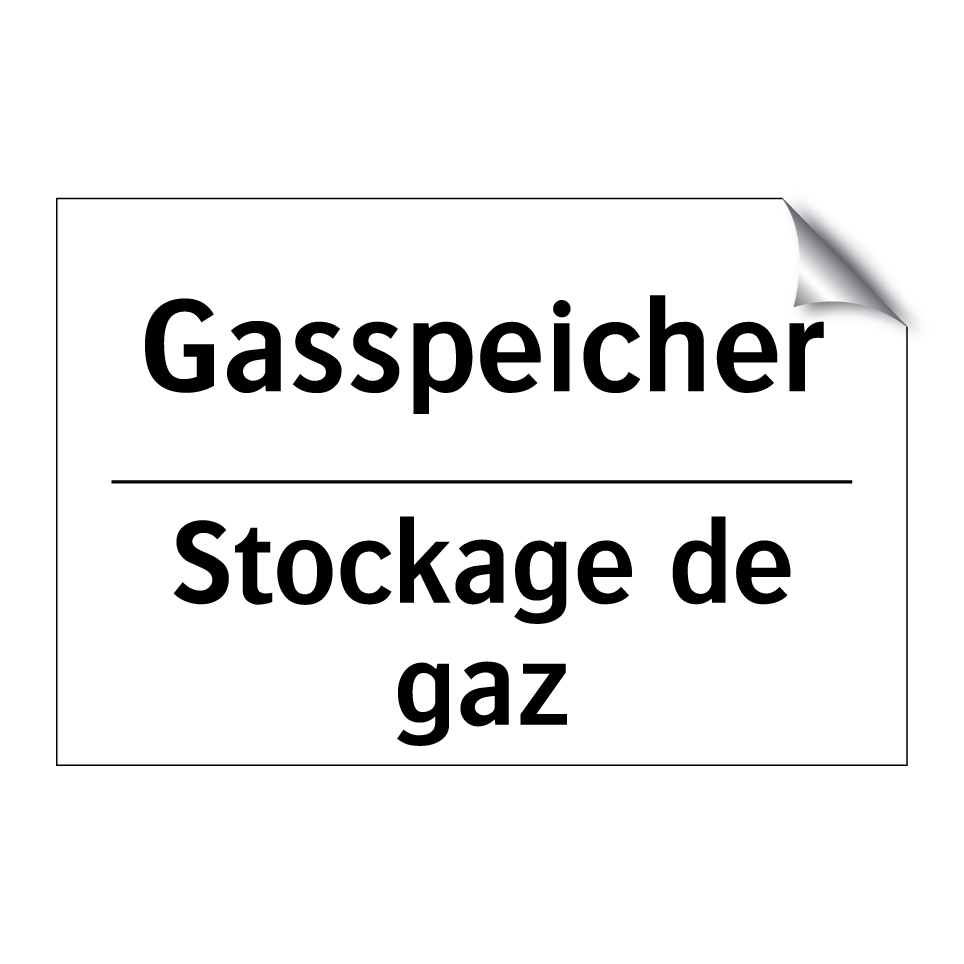 Gasspeicher - Stockage de gaz