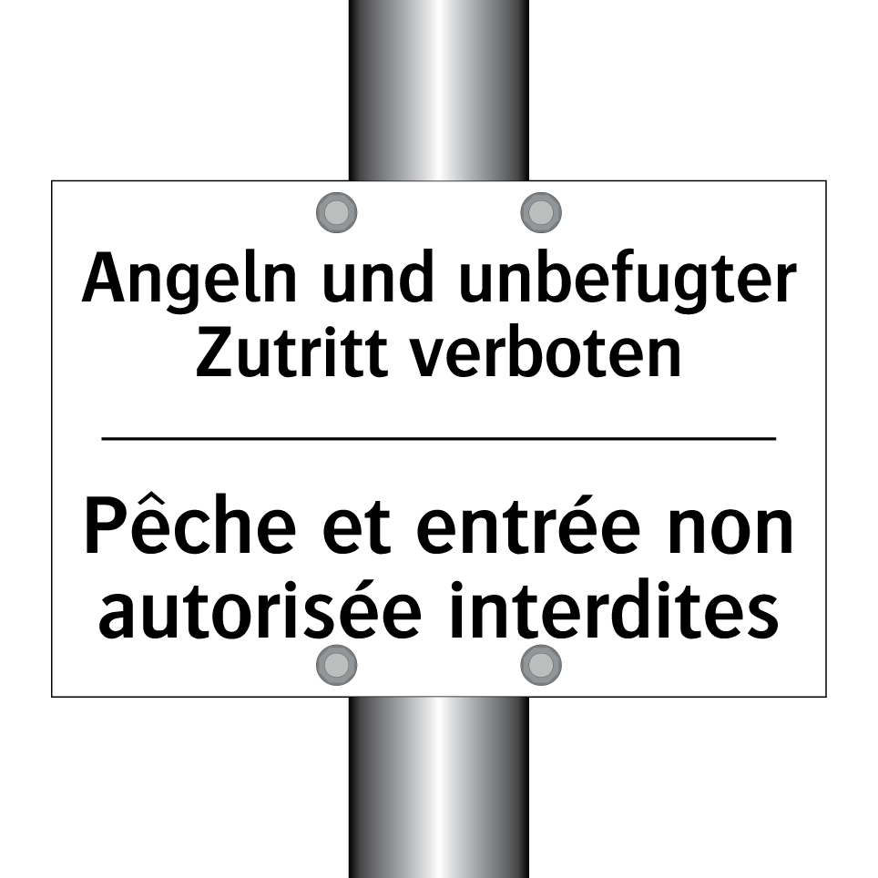 Angeln und unbefugter Zutritt /.../ - Pêche et entrée non autorisée /.../