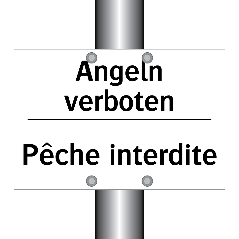 Angeln verboten - Pêche interdite