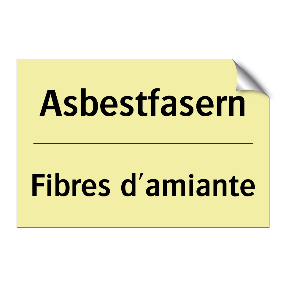 Asbestfasern - Fibres d'amiante