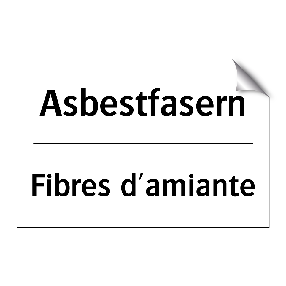Asbestfasern - Fibres d'amiante