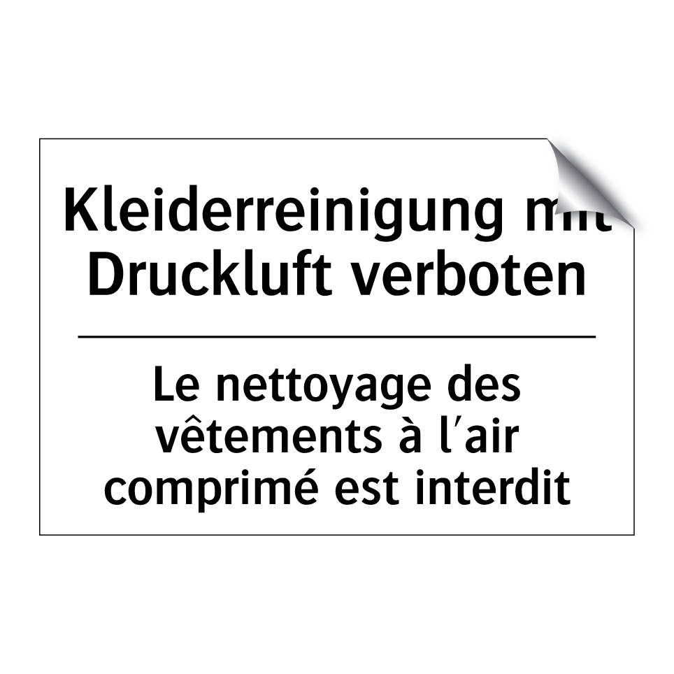 Kleiderreinigung mit Druckluft /.../ - Le nettoyage des vêtements à l'air /.../