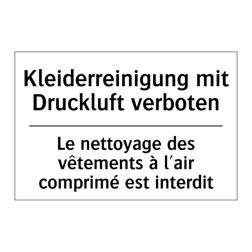 Kleiderreinigung mit Druckluft /.../ - Le nettoyage des vêtements à l'air /.../