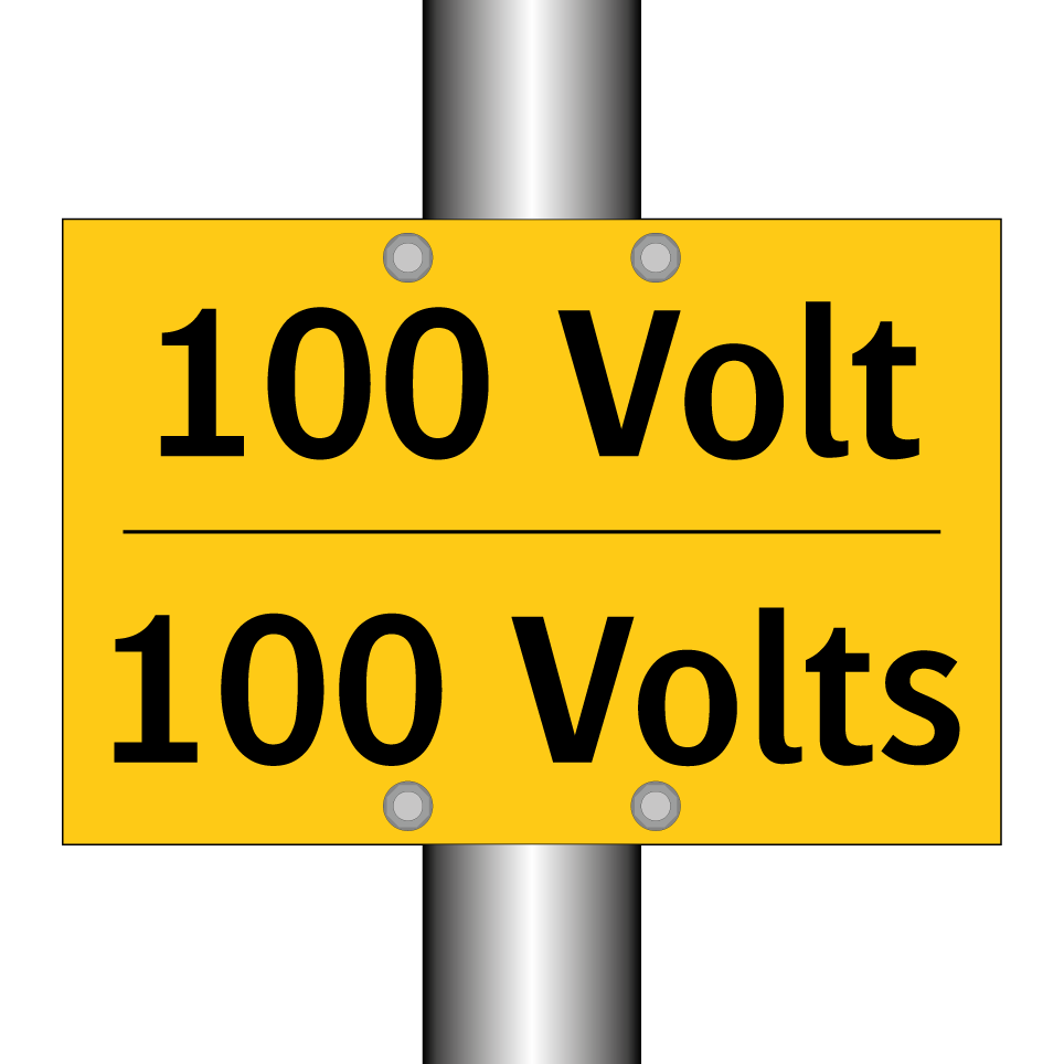 100 Volt - 100 Volts
