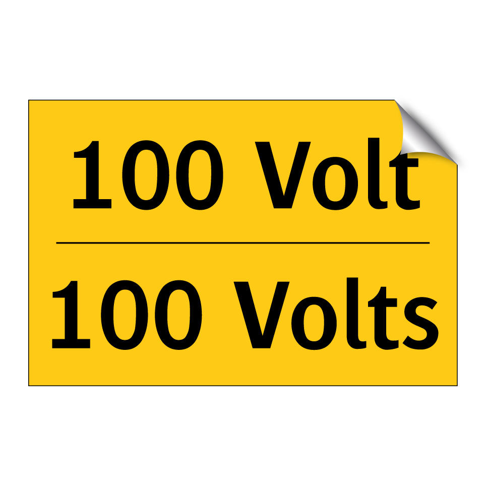 100 Volt - 100 Volts