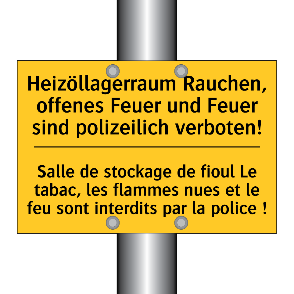Heizöllagerraum Rauchen, offenes  /.../ - Salle de stockage de fioul Le  /.../