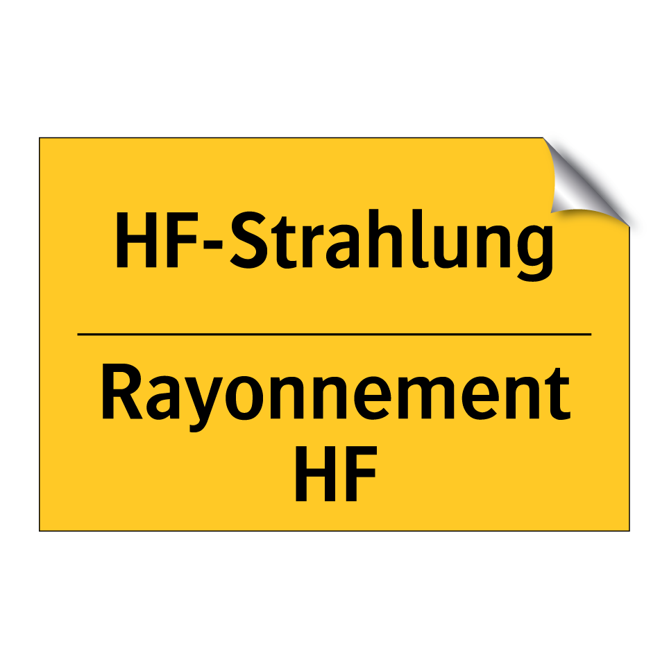 HF-Strahlung - Rayonnement HF