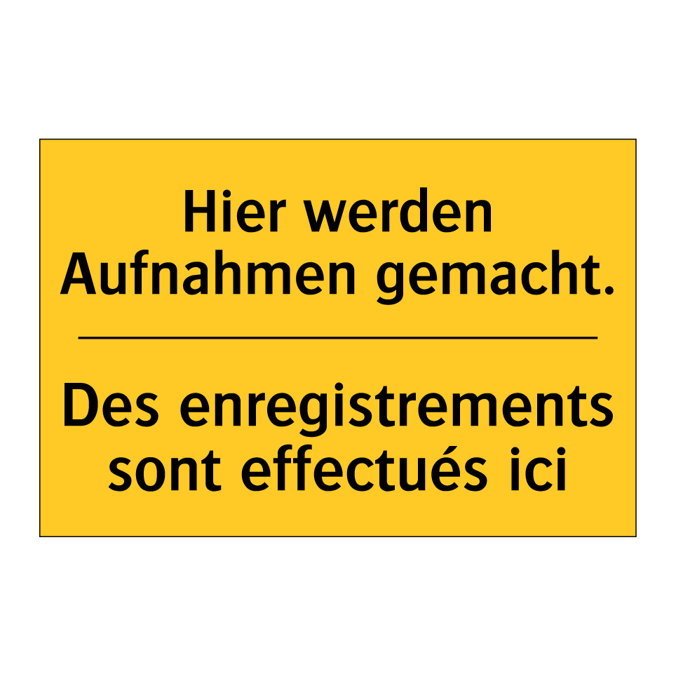 Hier werden Aufnahmen gemacht. - Des enregistrements sont effectués  /.../