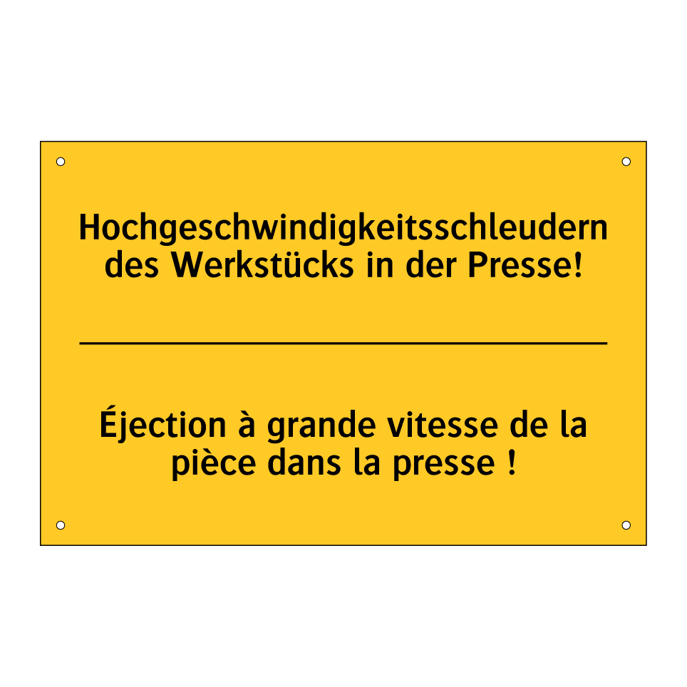 Hochgeschwindigkeitsschleudern  /.../ - Éjection à grande vitesse de la  /.../
