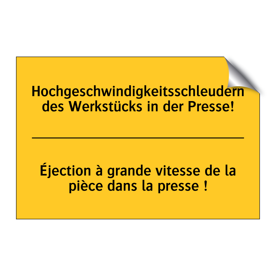 Hochgeschwindigkeitsschleudern  /.../ - Éjection à grande vitesse de la  /.../