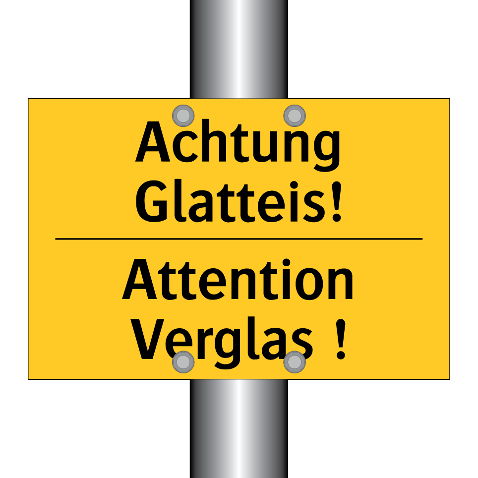 Achtung Glatteis! - Attention Verglas !