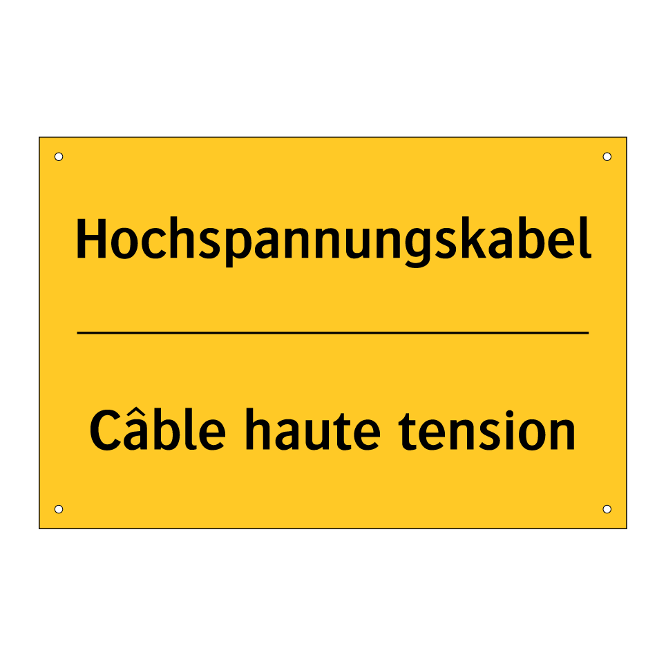 Hochspannungskabel - Câble haute tension