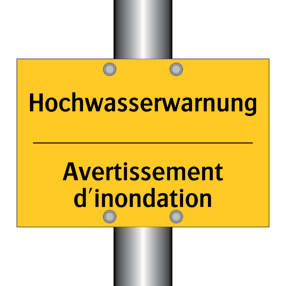 Hochwasserwarnung - Avertissement d'inondation