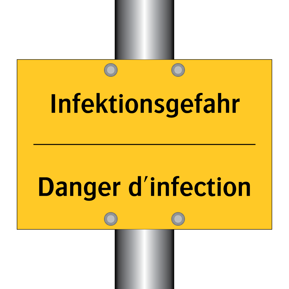 Infektionsgefahr - Danger d'infection