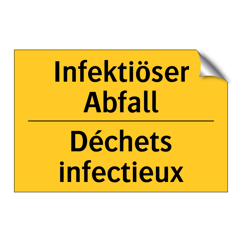 Infektiöser Abfall - Déchets infectieux