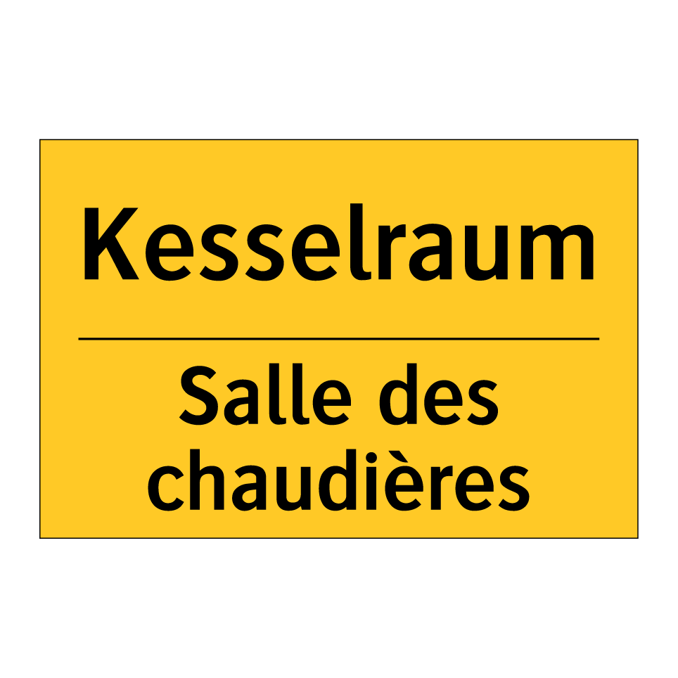 Kesselraum - Salle des chaudières