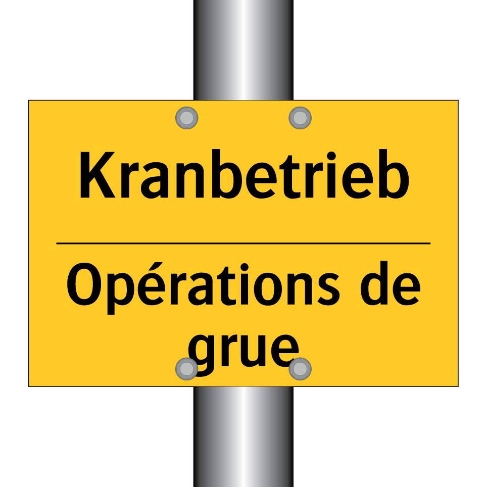 Kranbetrieb - Opérations de grue