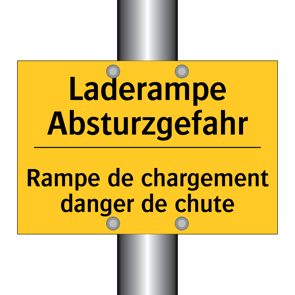 Laderampe Absturzgefahr - Rampe de chargement danger de  /.../