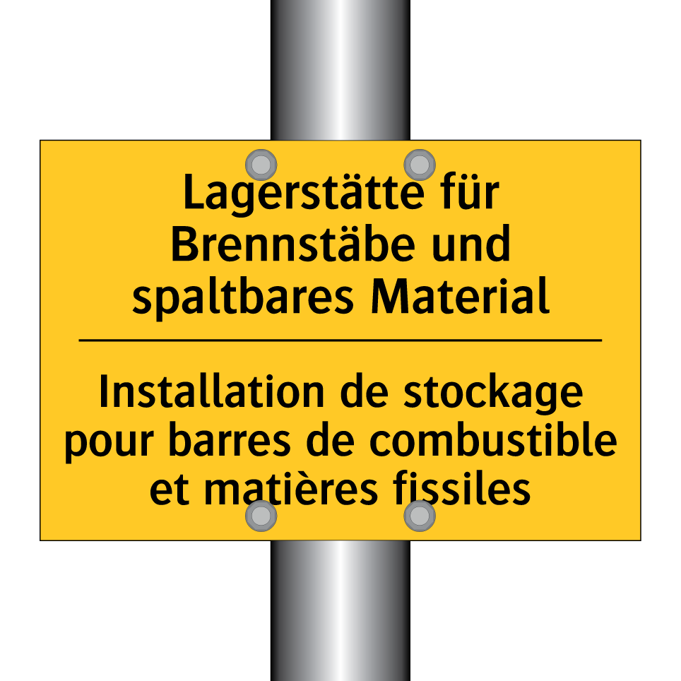 Lagerstätte für Brennstäbe und  /.../ - Installation de stockage pour  /.../