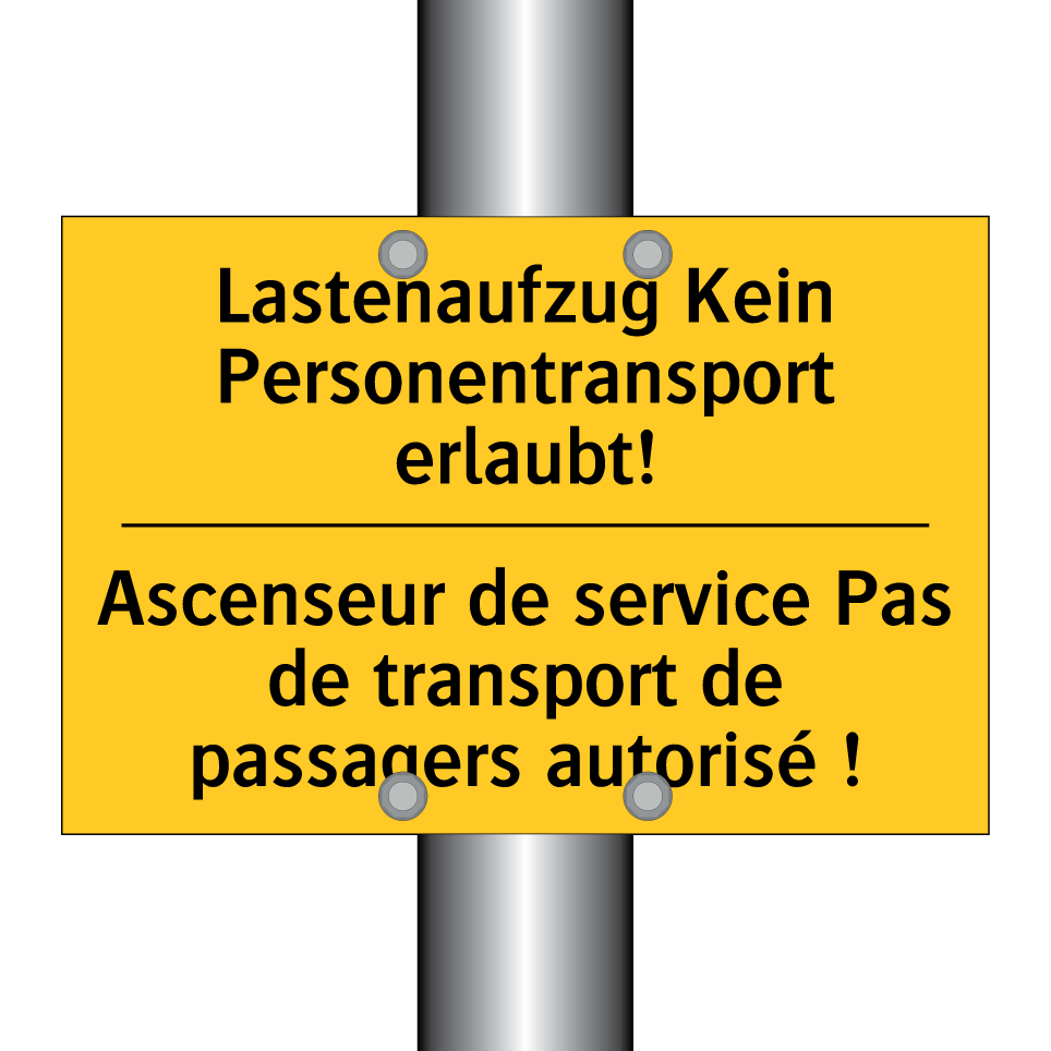 Lastenaufzug Kein Personentransport  /.../ - Ascenseur de service Pas de transport  /.../