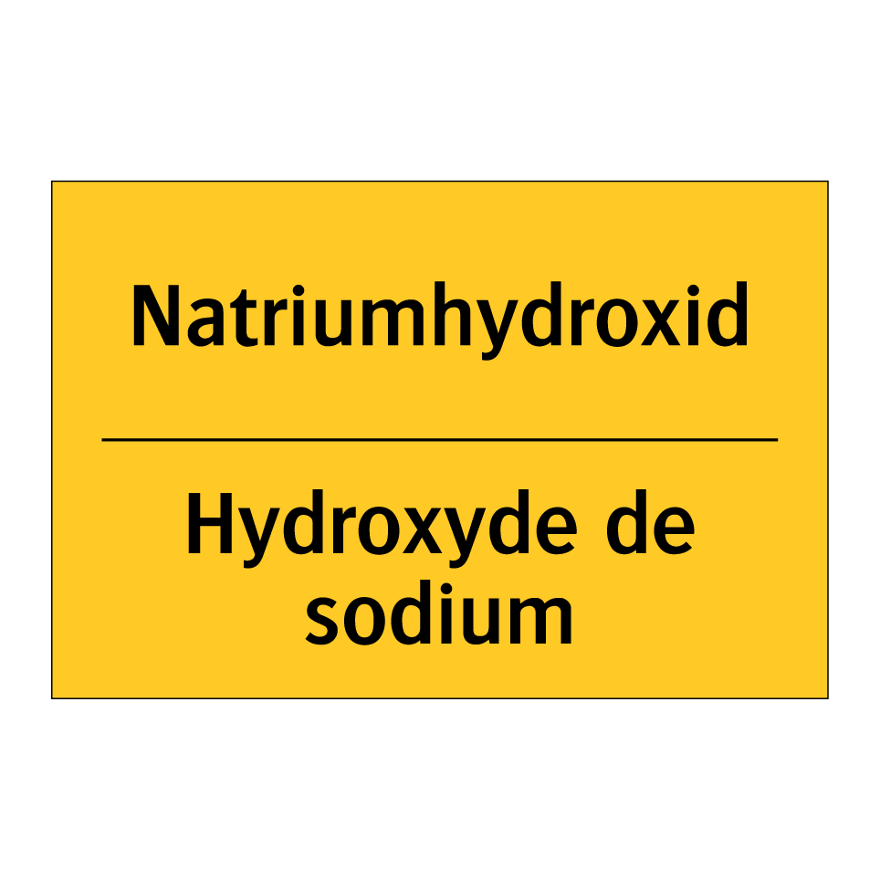 Natriumhydroxid - Hydroxyde de sodium