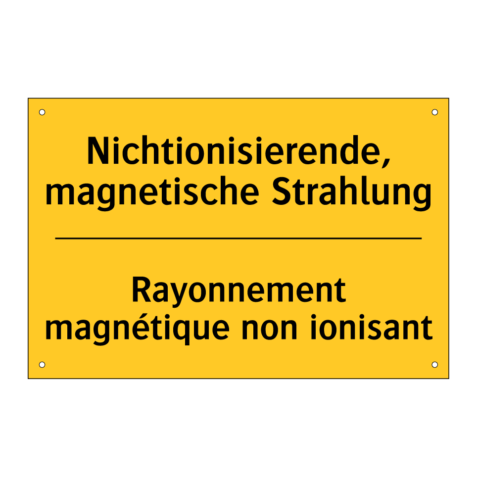 Nichtionisierende, magnetische  /.../ - Rayonnement magnétique non ionisant /.../
