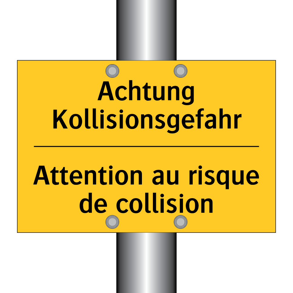 Achtung Kollisionsgefahr - Attention au risque de collision /.../