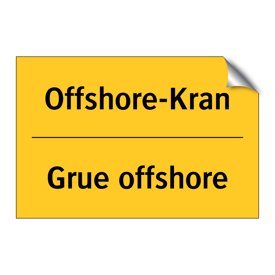 Offshore-Kran - Grue offshore