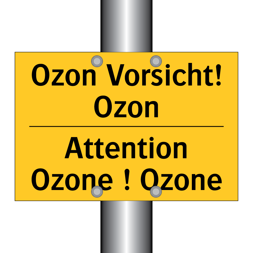 Ozon Vorsicht! Ozon - Attention Ozone ! Ozone