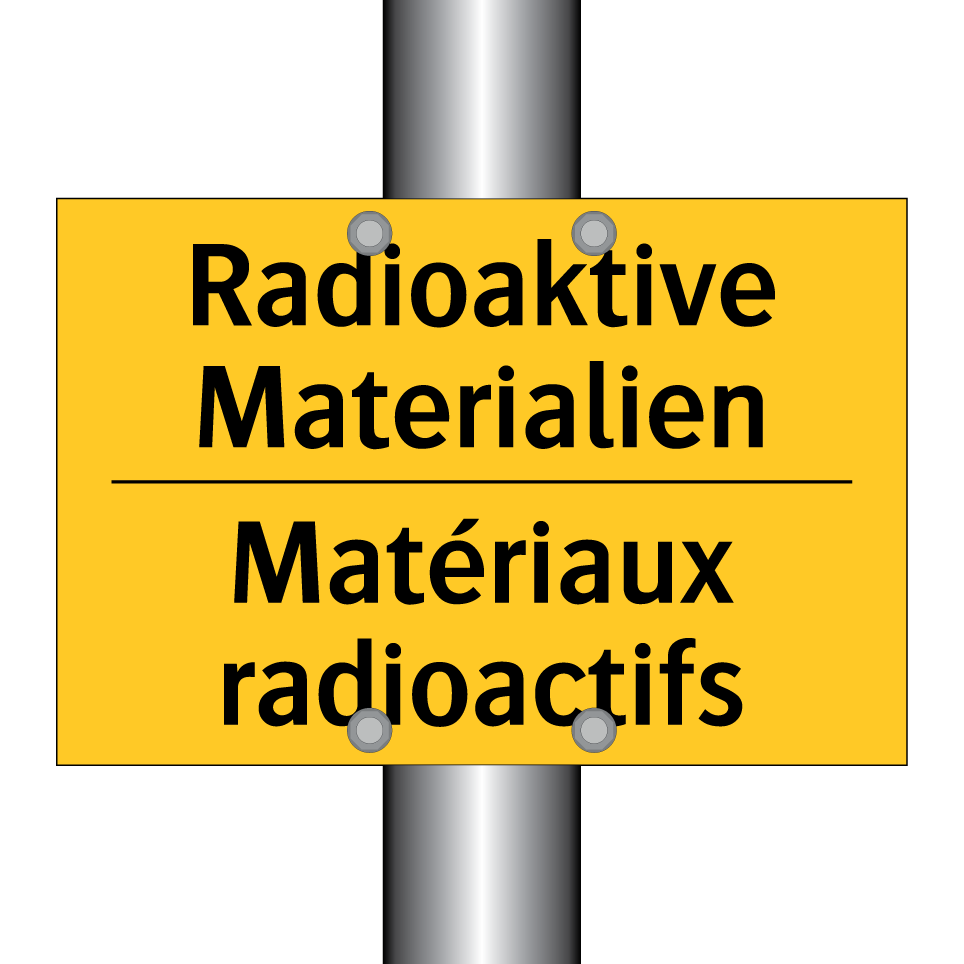 Radioaktive Materialien - Matériaux radioactifs