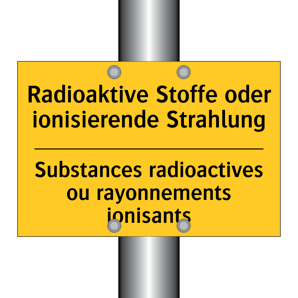 Radioaktive Stoffe oder ionisierende  /.../ - Substances radioactives ou rayonnements  /.../