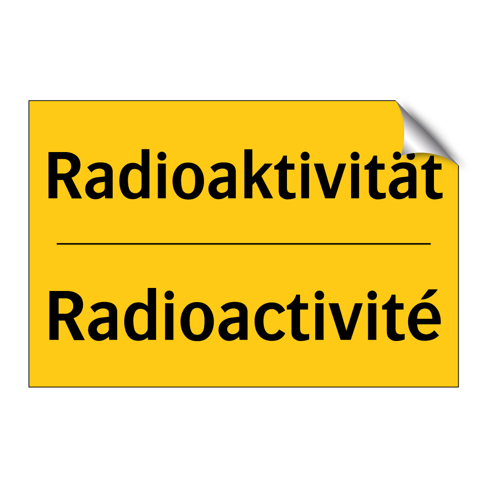 Radioaktivität - Radioactivité