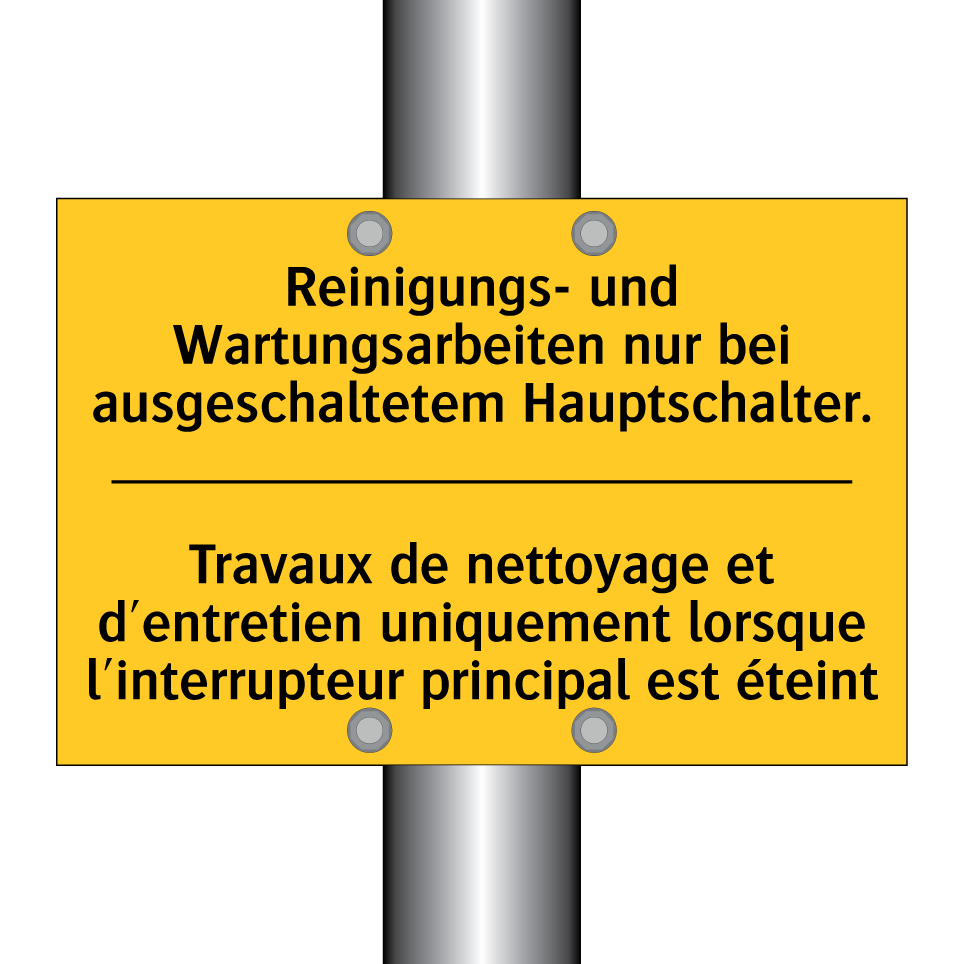 Reinigungs- und Wartungsarbeiten  /.../ - Travaux de nettoyage et d'entretien  /.../
