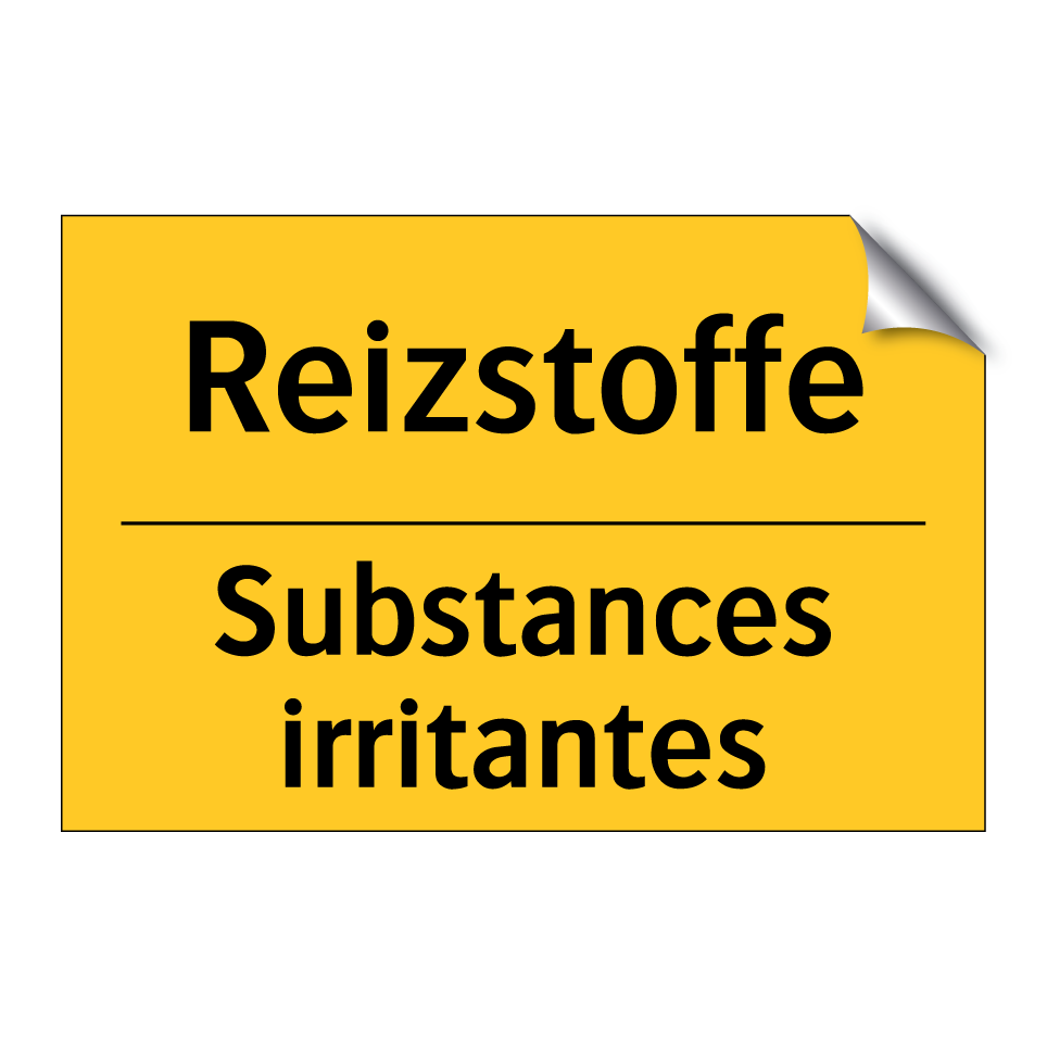 Reizstoffe - Substances irritantes