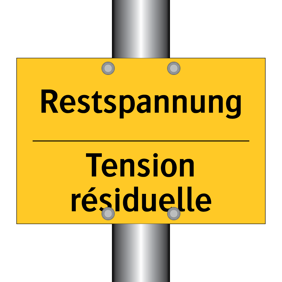 Restspannung - Tension résiduelle
