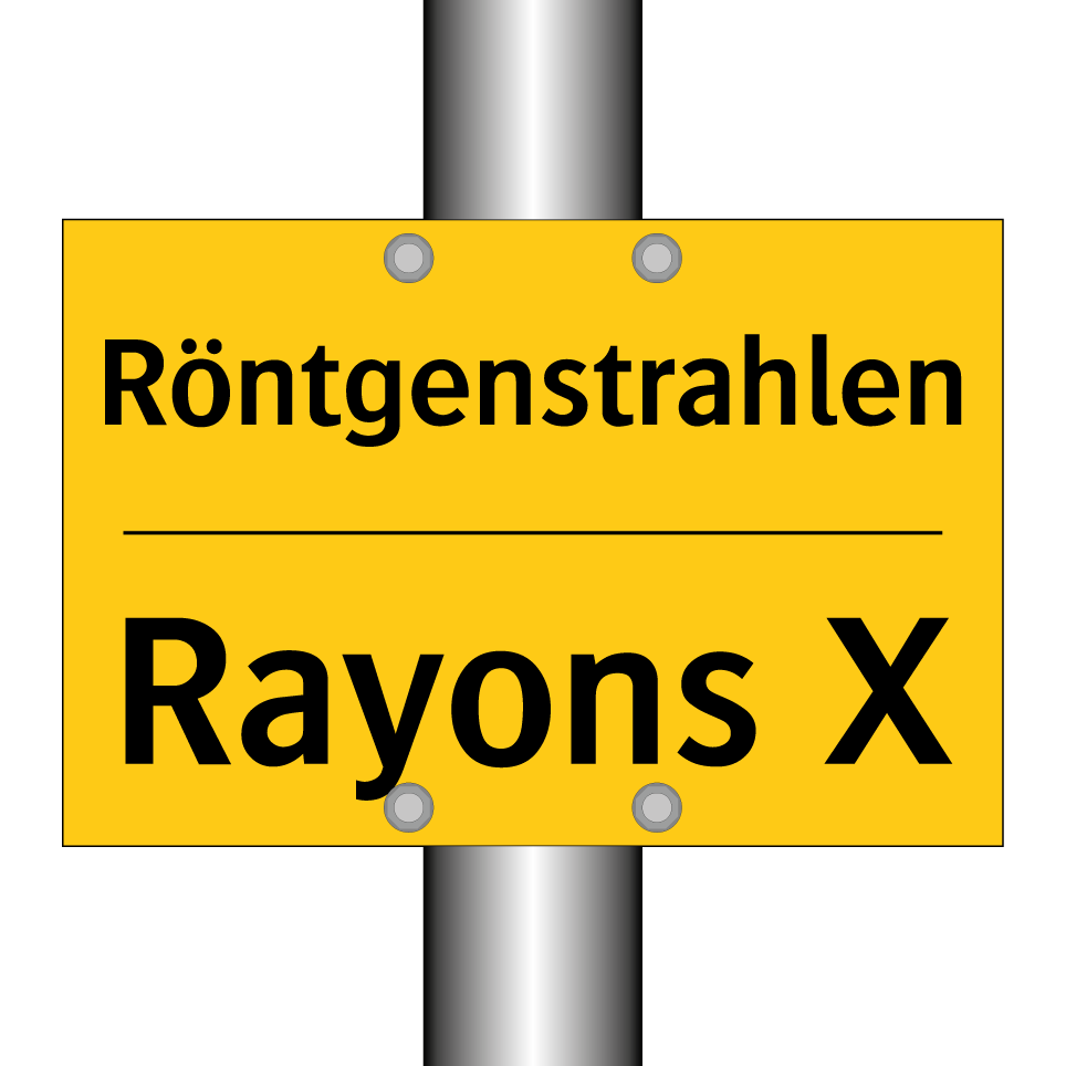 Röntgenstrahlen - Rayons X