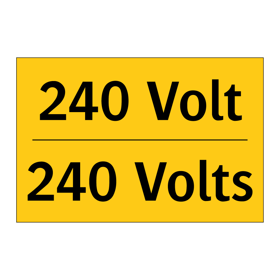 240 Volt - 240 Volts